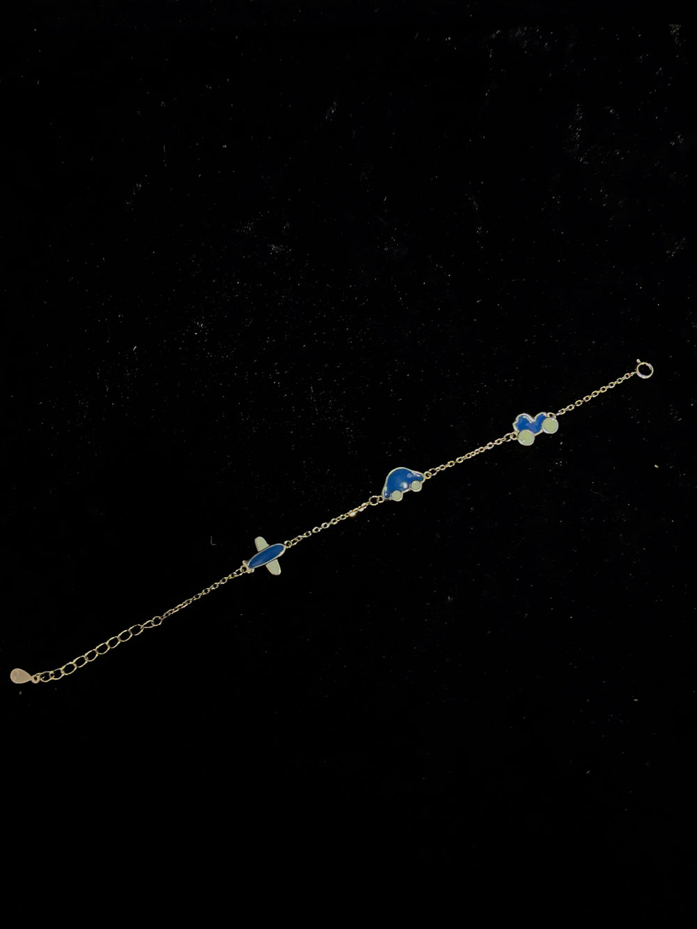 Minimal Sterling Silver Car Charms Bracelet