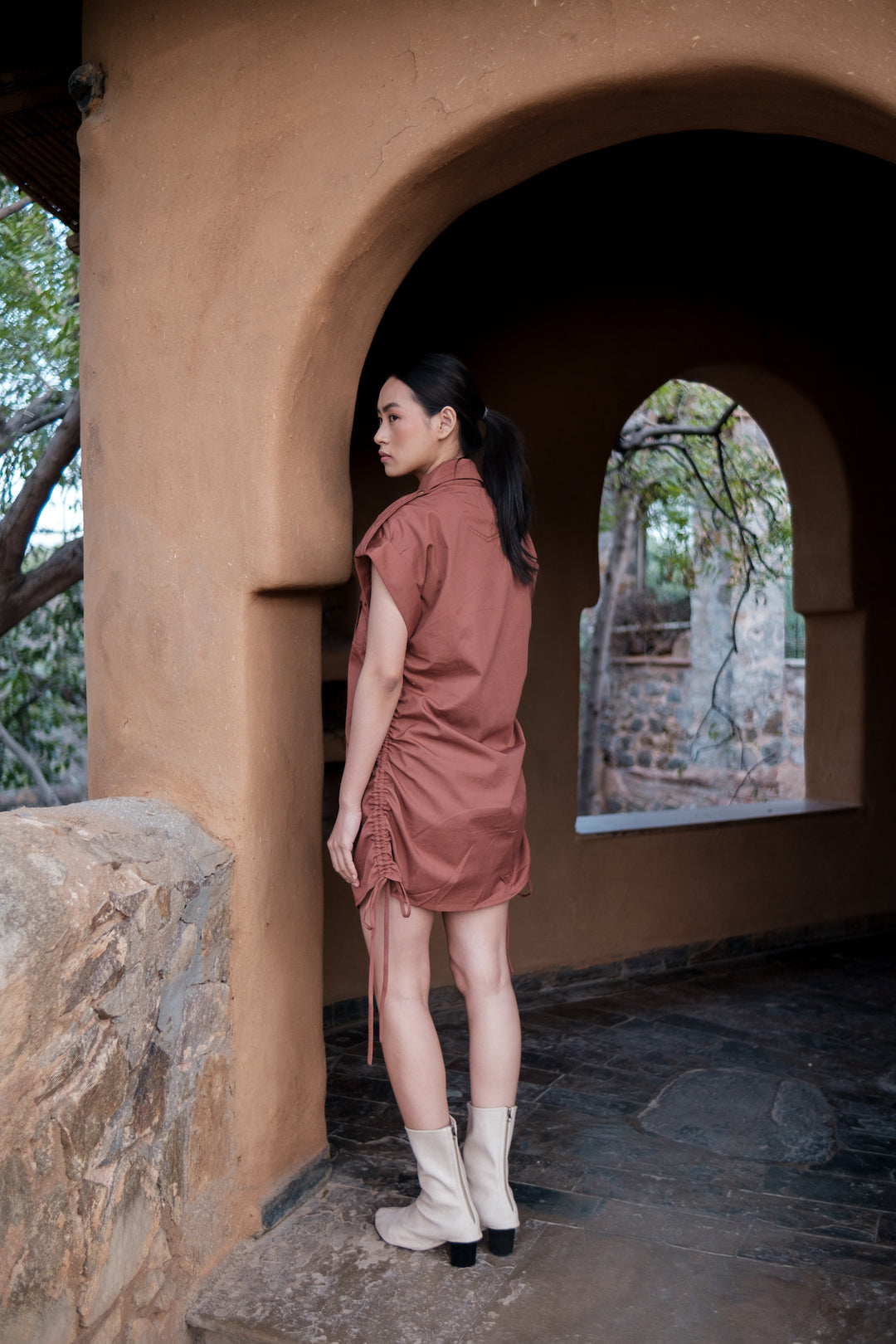 The Terra Tribe Copper Sunrise Gather Shirt