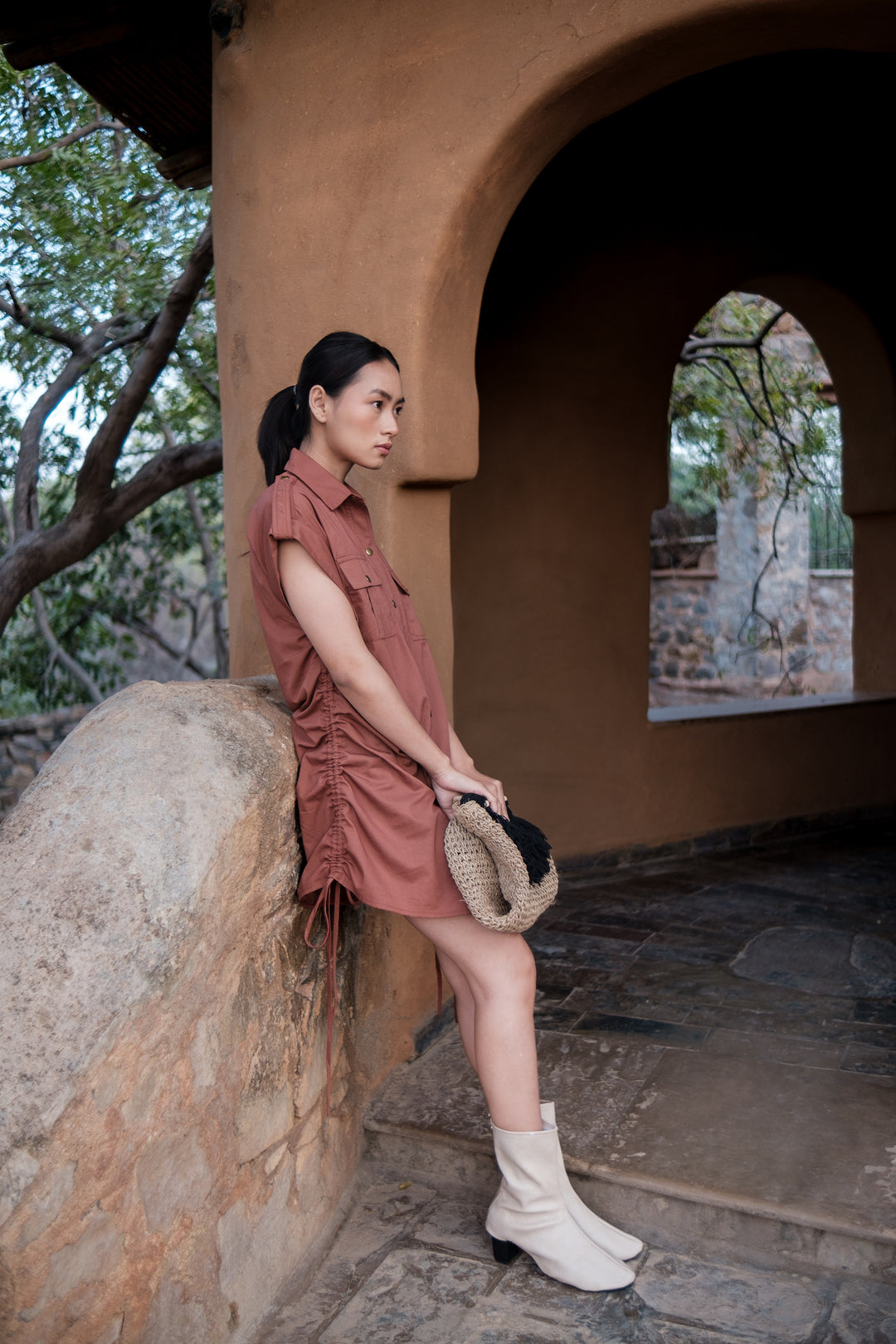 The Terra Tribe Copper Sunrise Gather Shirt