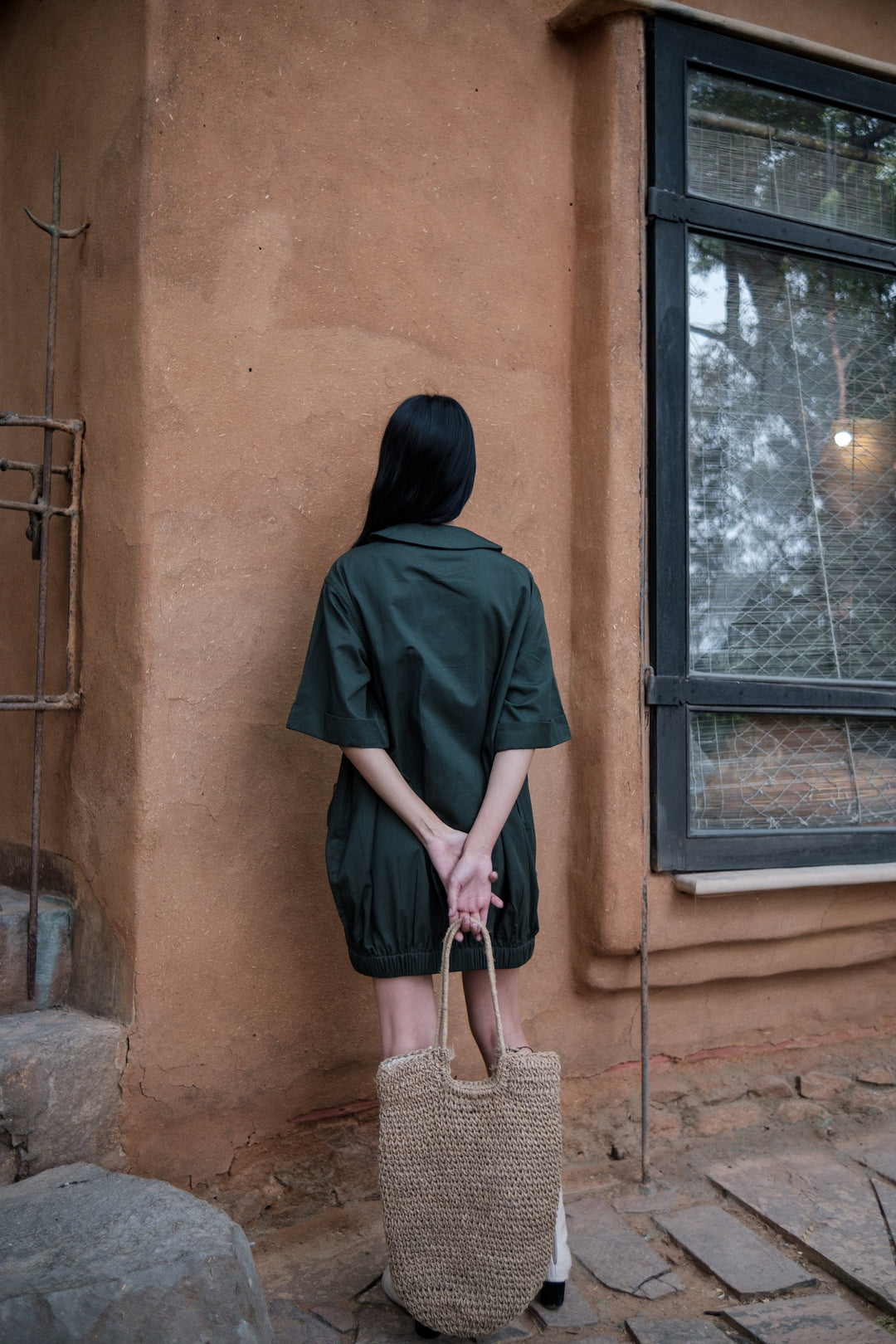 The Terra Tribe Deep Green Sydney Shift Dress