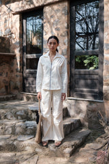 The Terra Tribe Ecru Saigon Parachute Pants