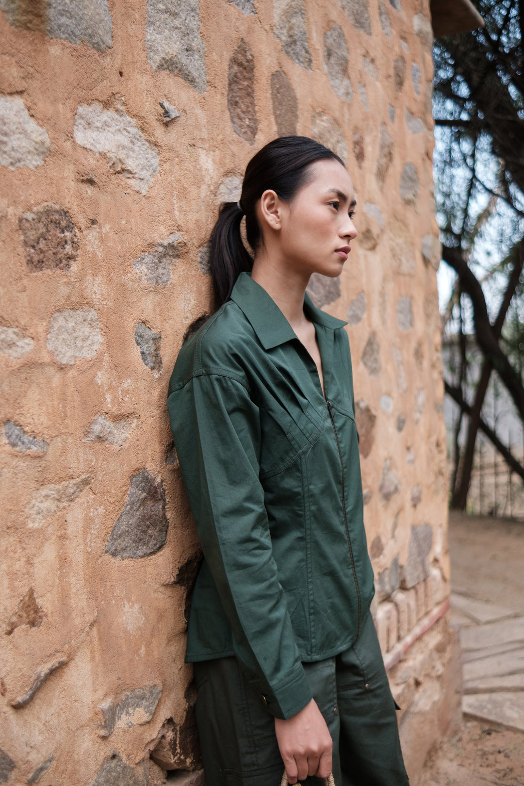 The Terra Tribe Deep Green Arizona Shirt