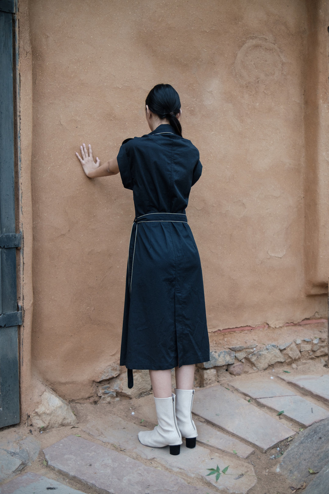 The Terra Tribe Black Harajuku Trench