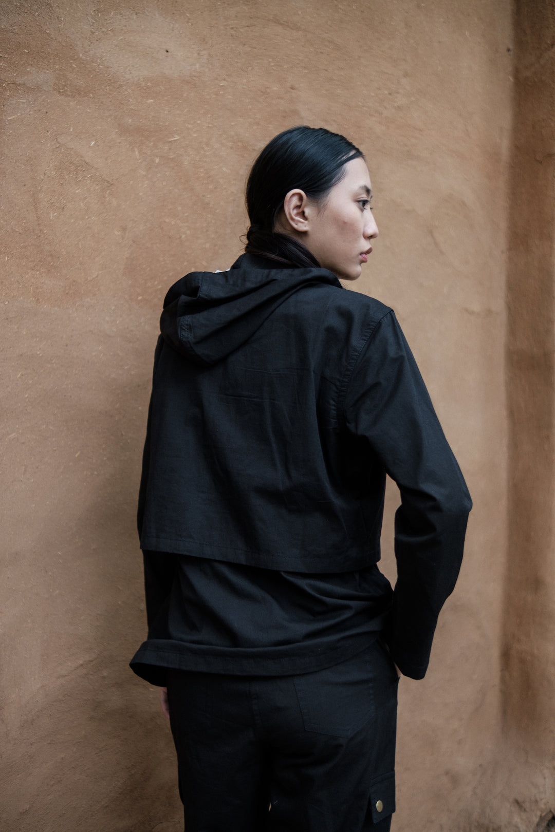 The Terra Tribe Black Kyoto Utility Jacket