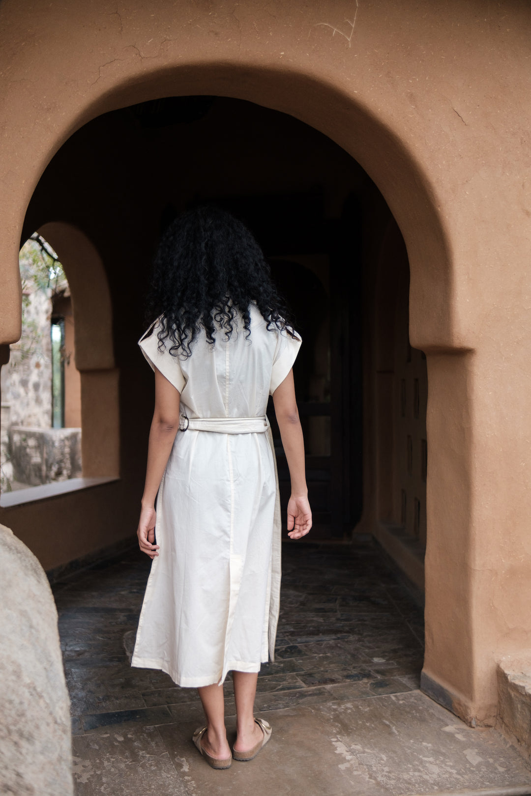 The Terra Tribe Ecru Harajuku Trench