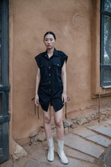 The Terra Tribe Black Sunrise Gather Shirt