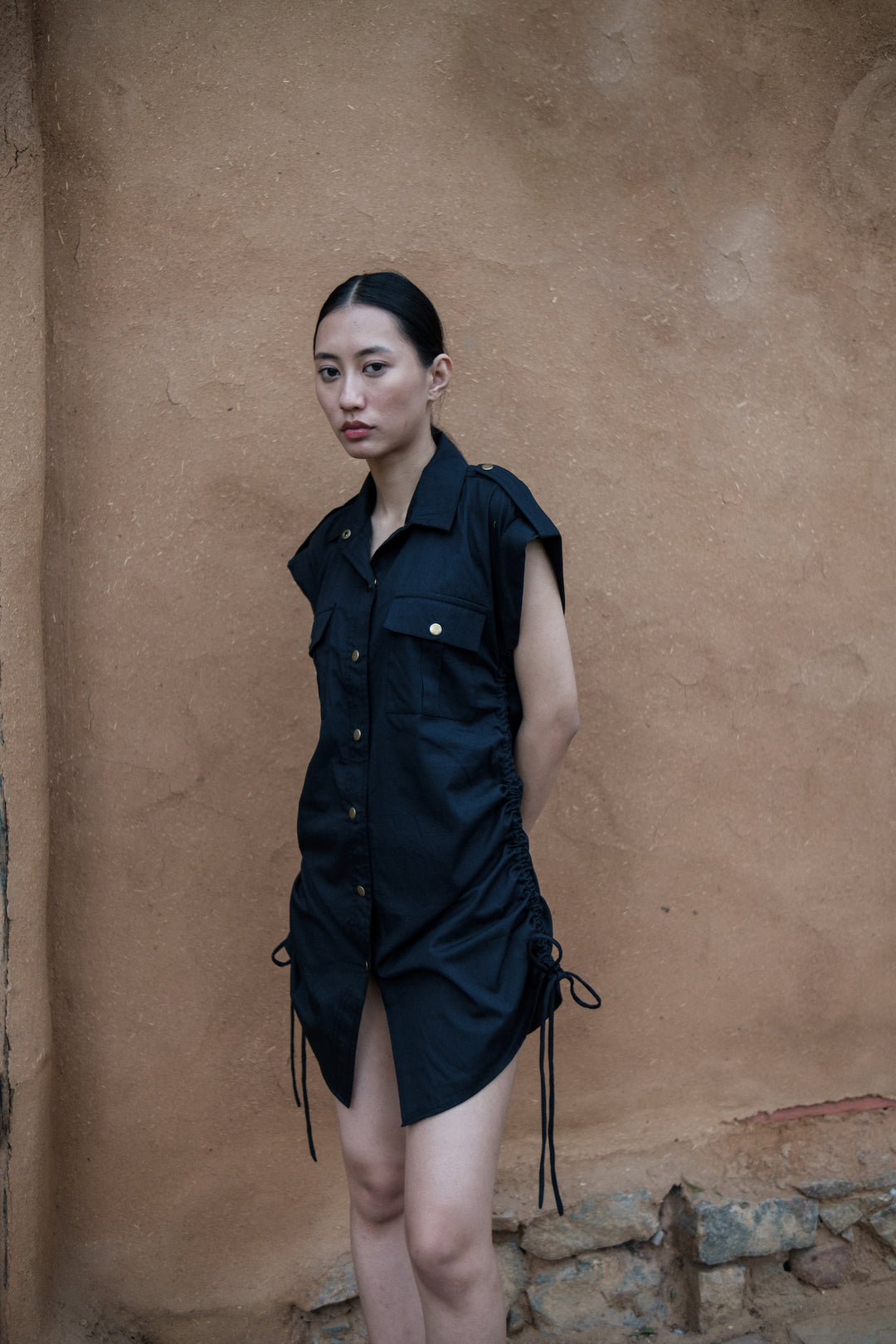 The Terra Tribe Black Sunrise Gather Shirt