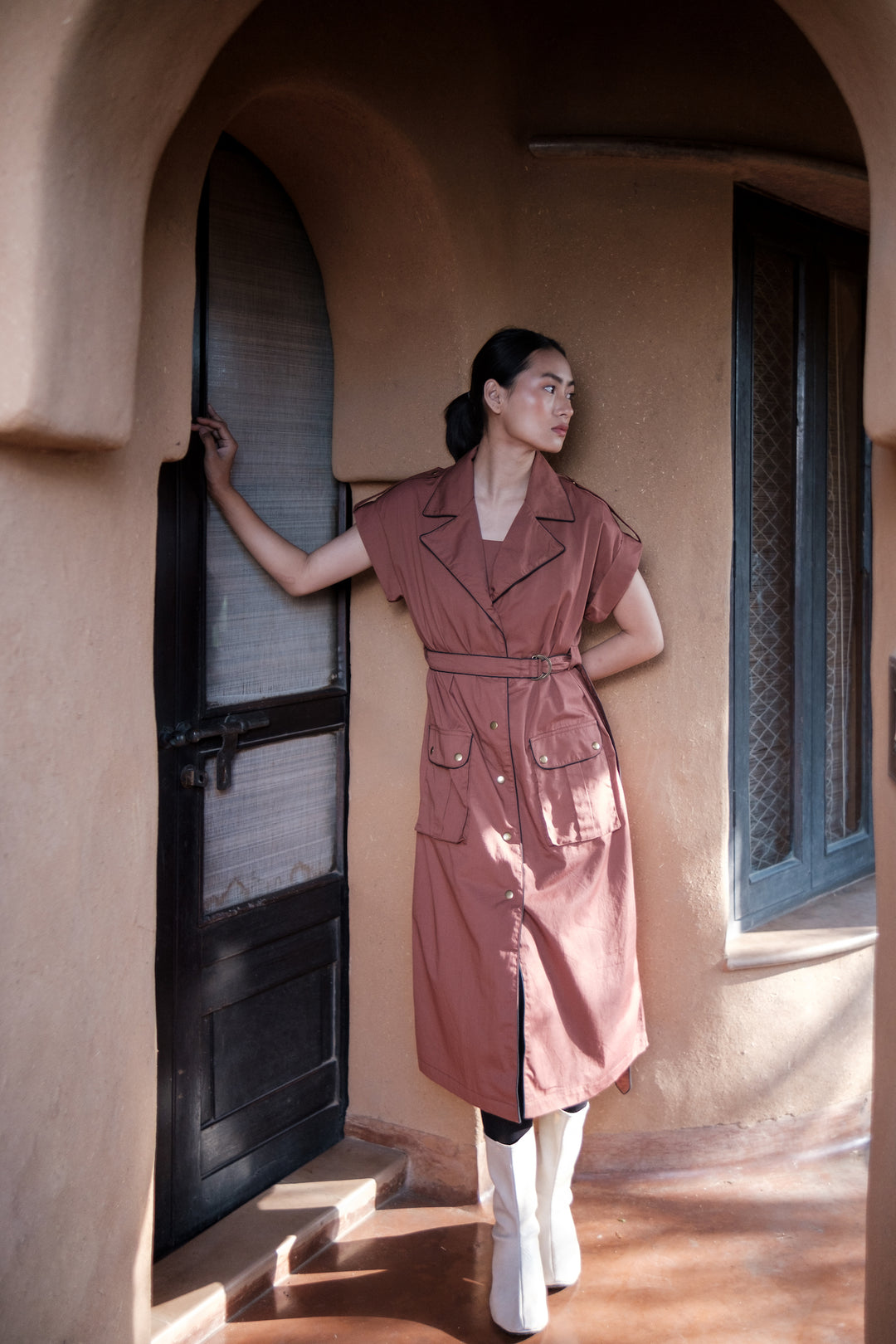 The Terra Tribe Copper Harajuku Trench