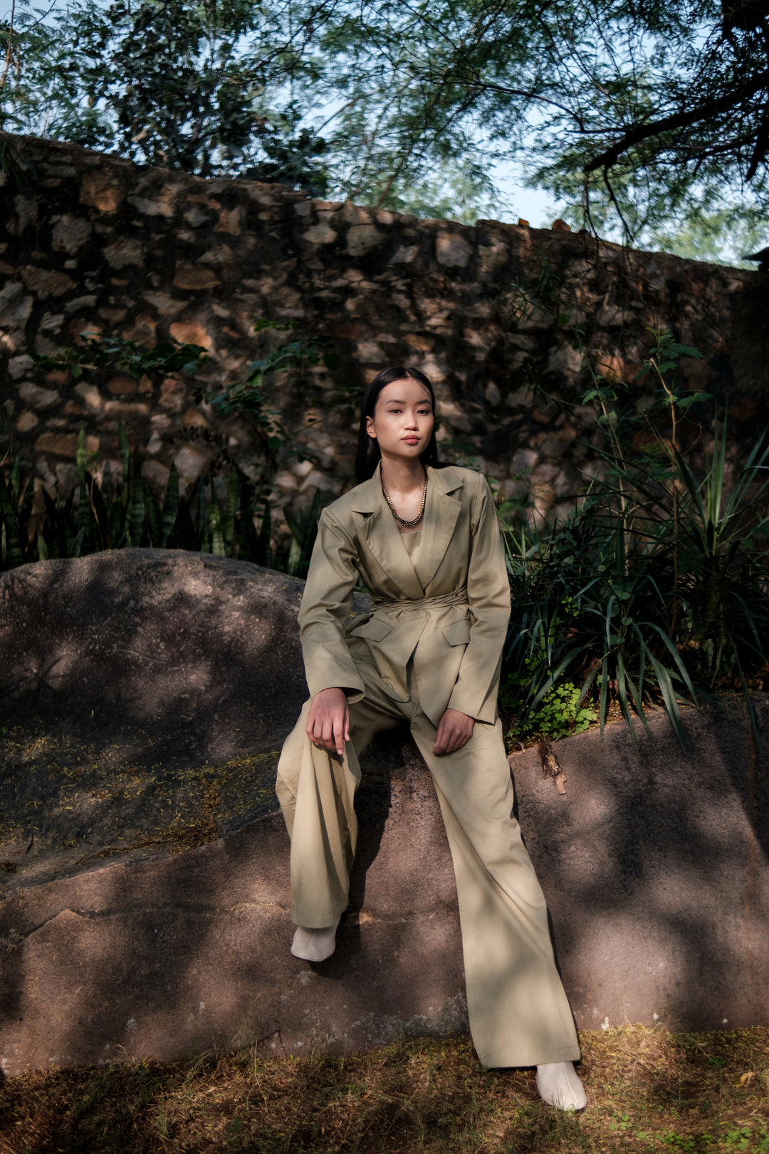 The Terra Tribe Khaki Cambridge Blazer