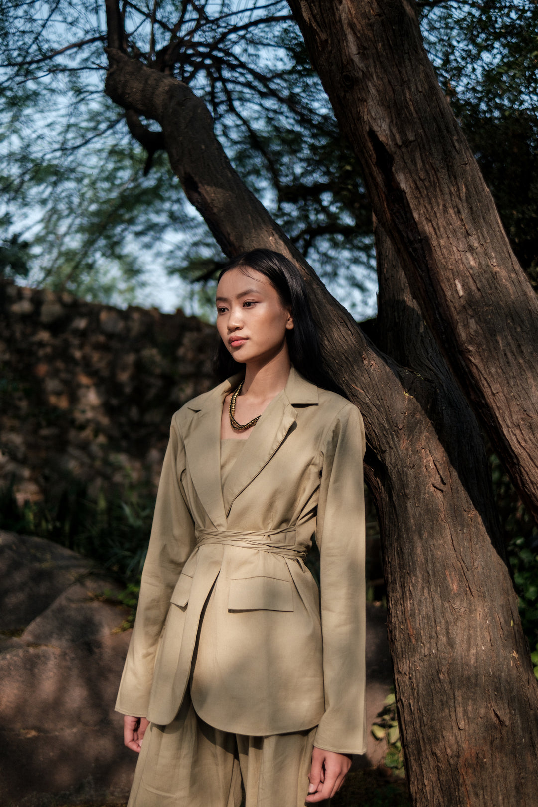 The Terra Tribe Khaki Cambridge Blazer