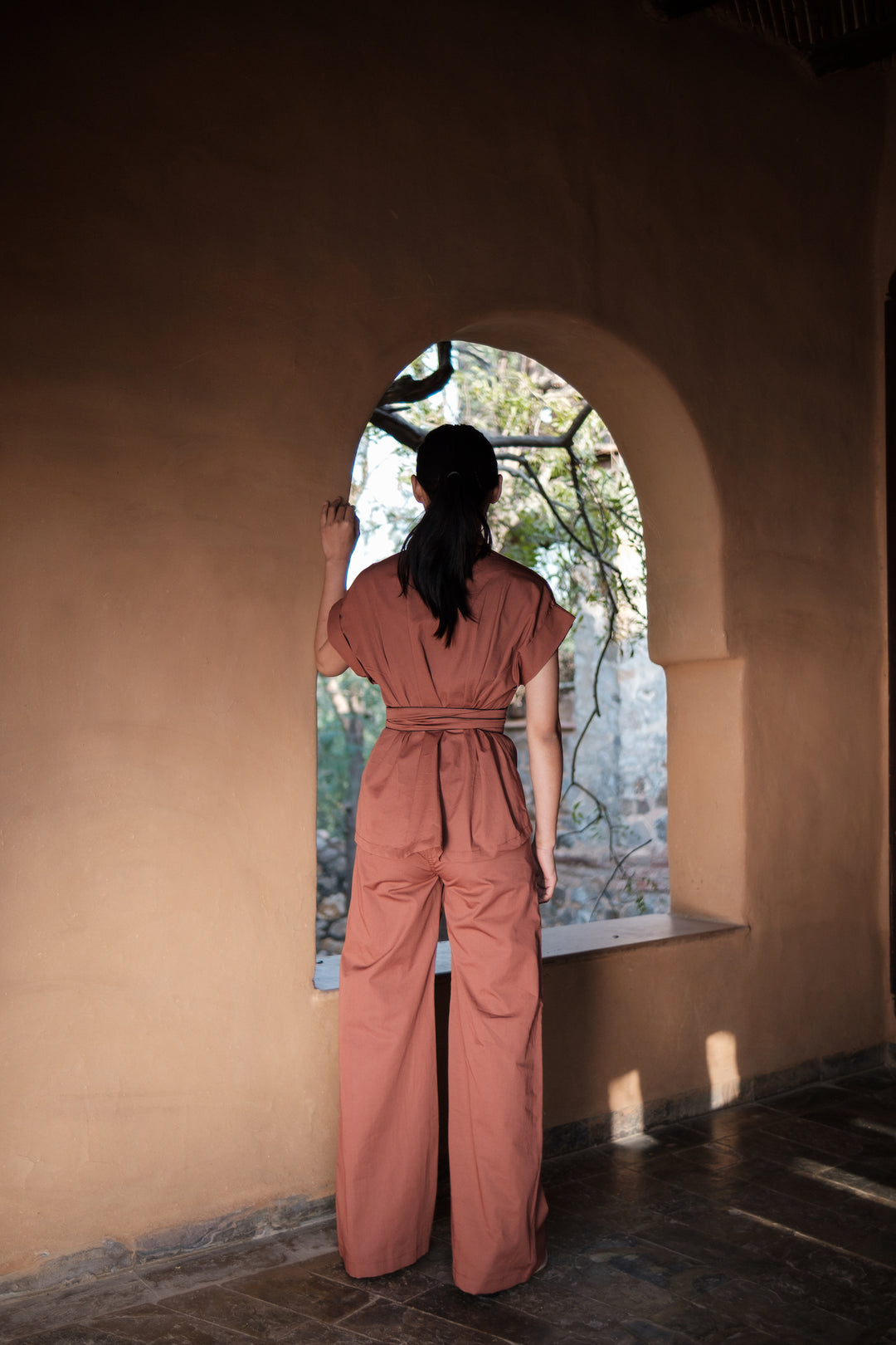 The Terra Tribe Copper Berlin Shawl Collar