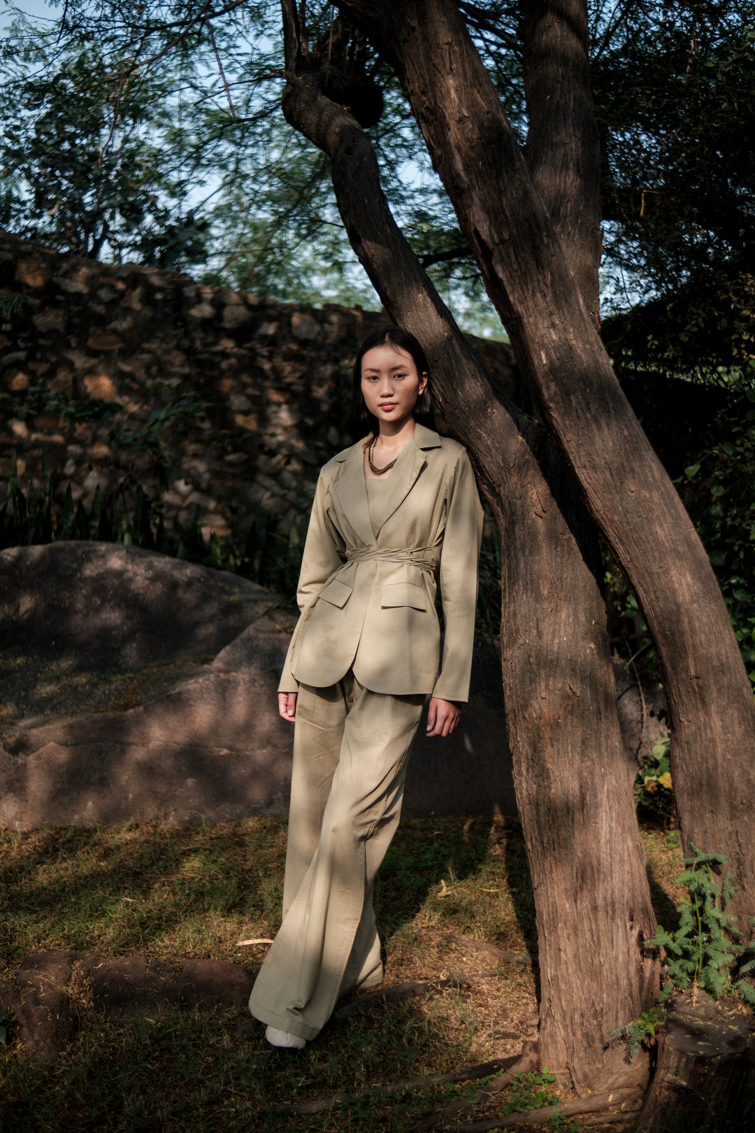 The Terra Tribe Khaki Cambridge Blazer