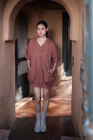 The Terra Tribe Copper Sydney Shift Dress
