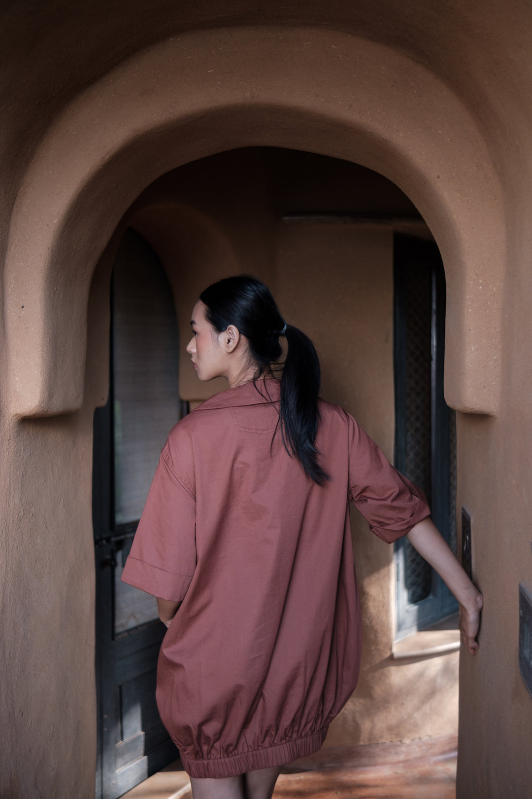 The Terra Tribe Copper Sydney Shift Dress