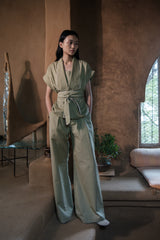 The Terra Tribe Khaki Berlin Shawl Collar