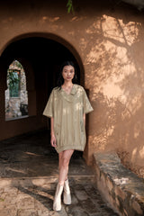 The Terra Tribe Khaki Sydney Shift Dress