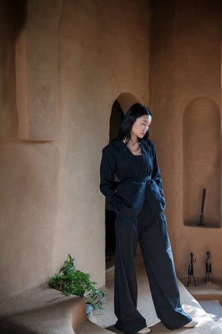 The Terra Tribe Black Cambridge Blazer