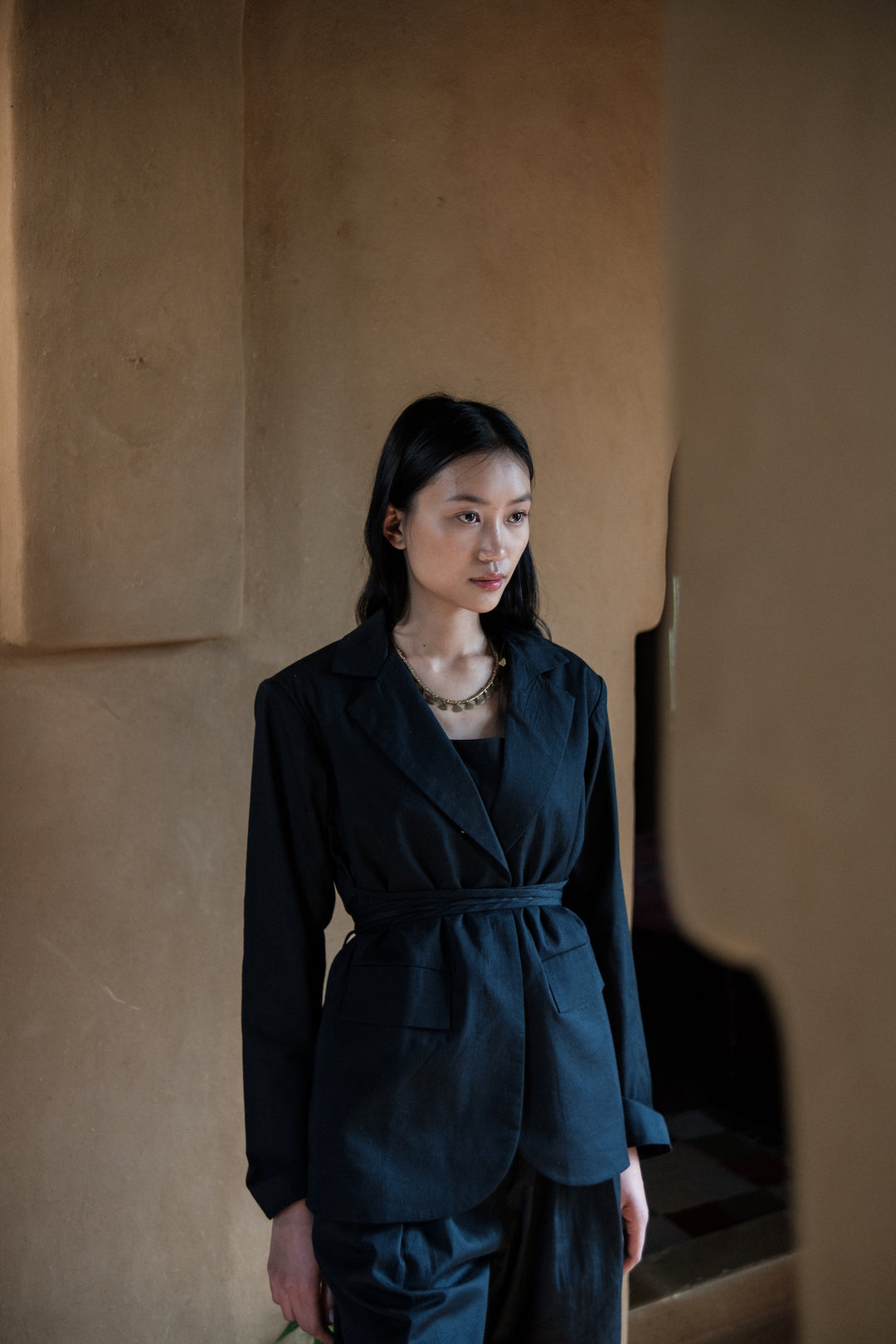 The Terra Tribe Black Cambridge Blazer