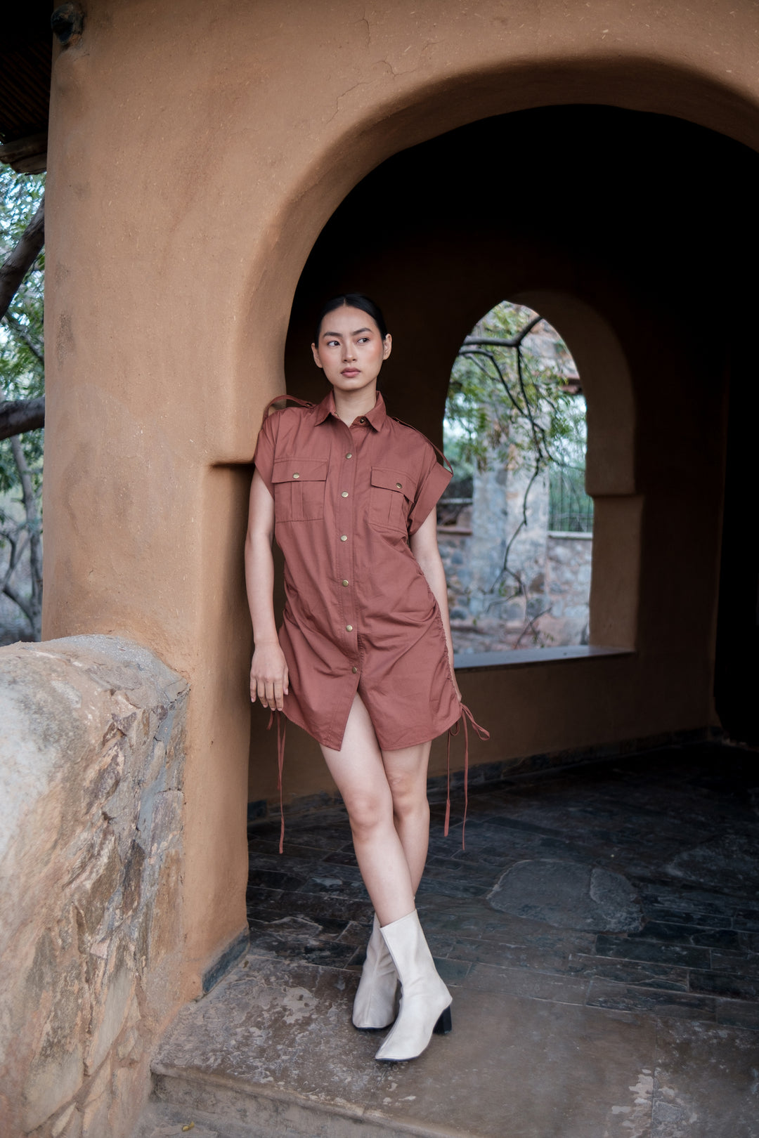 The Terra Tribe Copper Sunrise Gather Shirt