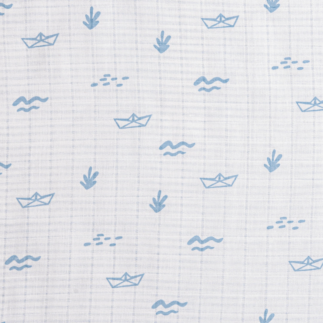 Masilo Sea Breeze Organic Cotton Muslin Blanket