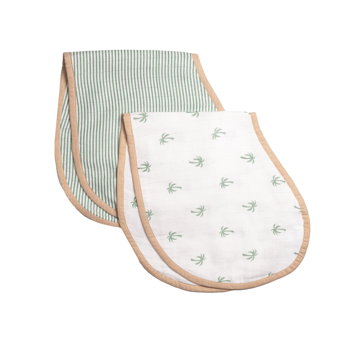 Organic Cotton Muslin Burp Cloth & Bib (Pack of 2)