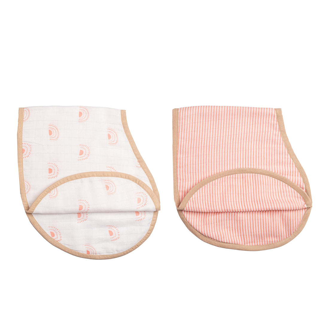 Organic Cotton Muslin Burp Cloth & Bib (Pack of 2)