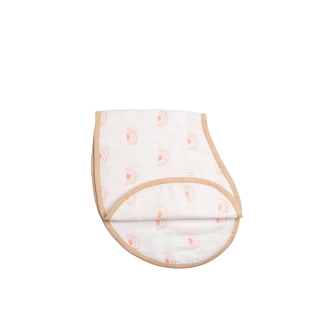 Organic Cotton Muslin Burp Cloth & Bib (Pack of 2)
