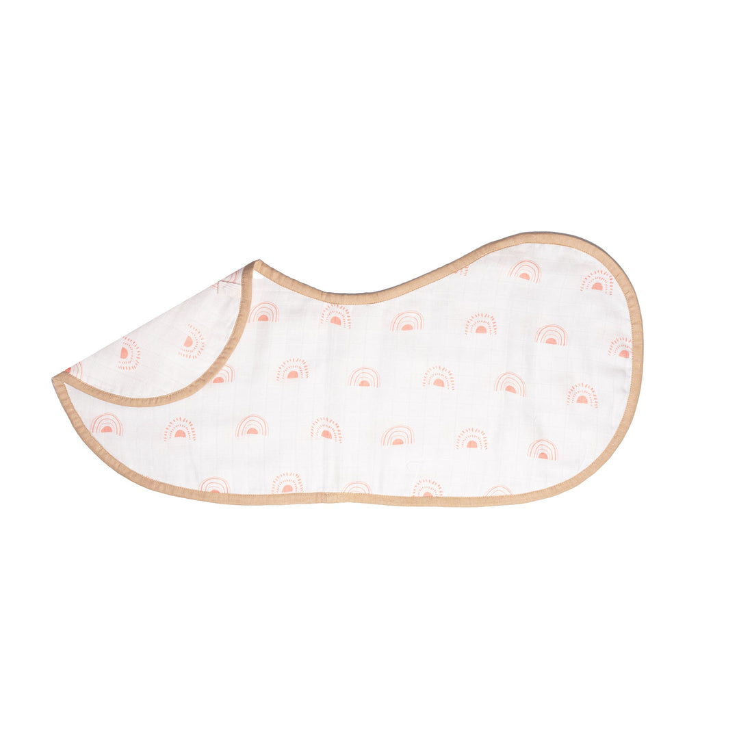 Organic Cotton Muslin Burp Cloth & Bib (Pack of 2)