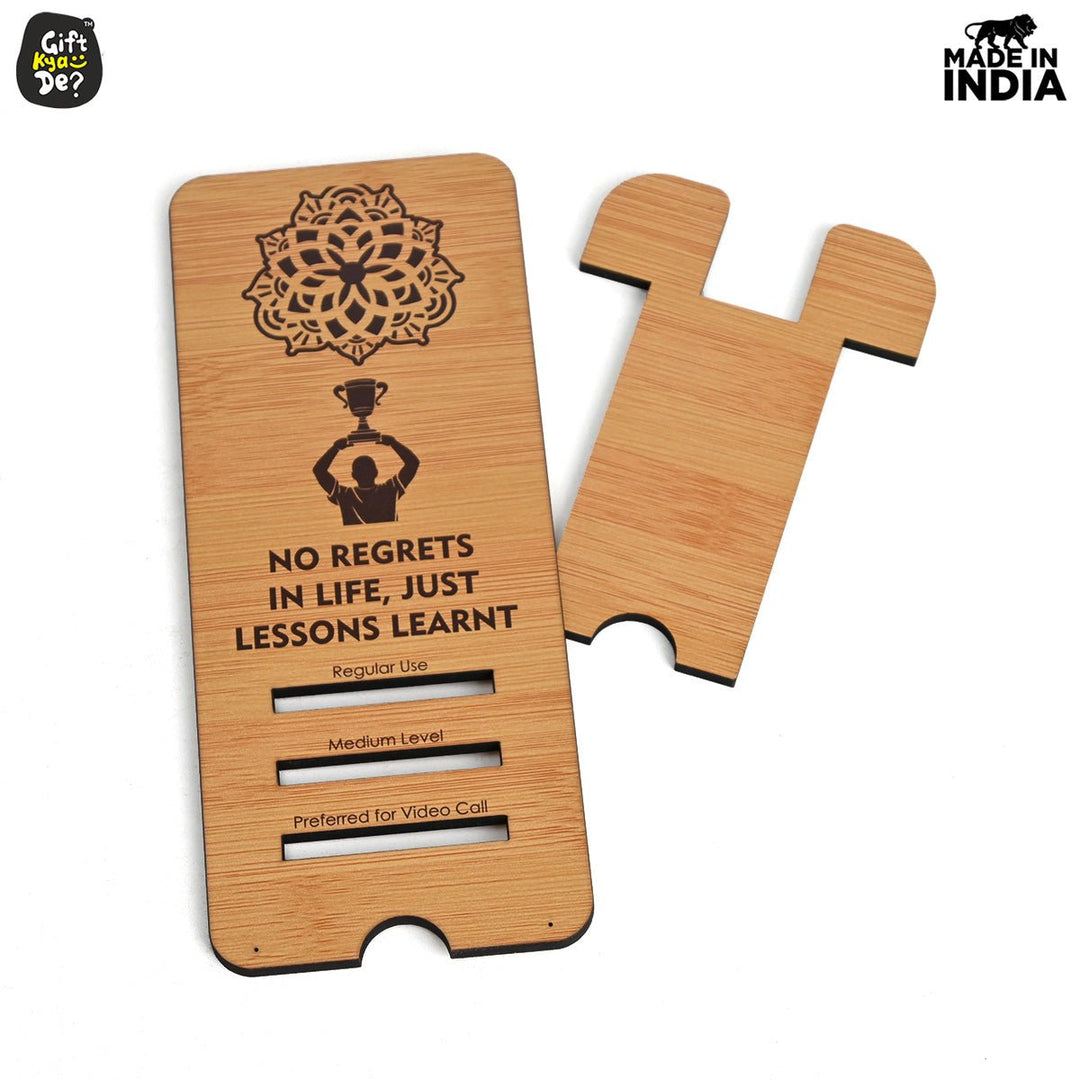 Gift Kya De Mobile Stand With 3 Level | Mobile Holder for Table | Compatible with All Mobile Phones