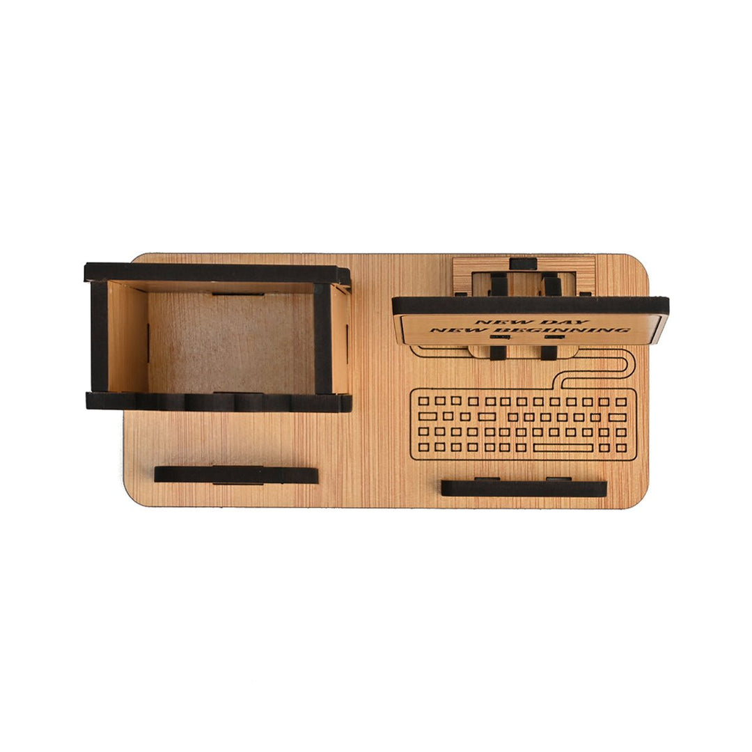 Gift Kya De Good Luck Mobile and Pen Stand | Desk Organizer | Mobile Accessories