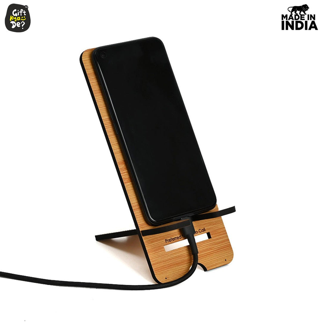 Gift Kya De Mobile Stand With 3 Level | Mobile Holder for Table | Compatible with All Mobile Phones