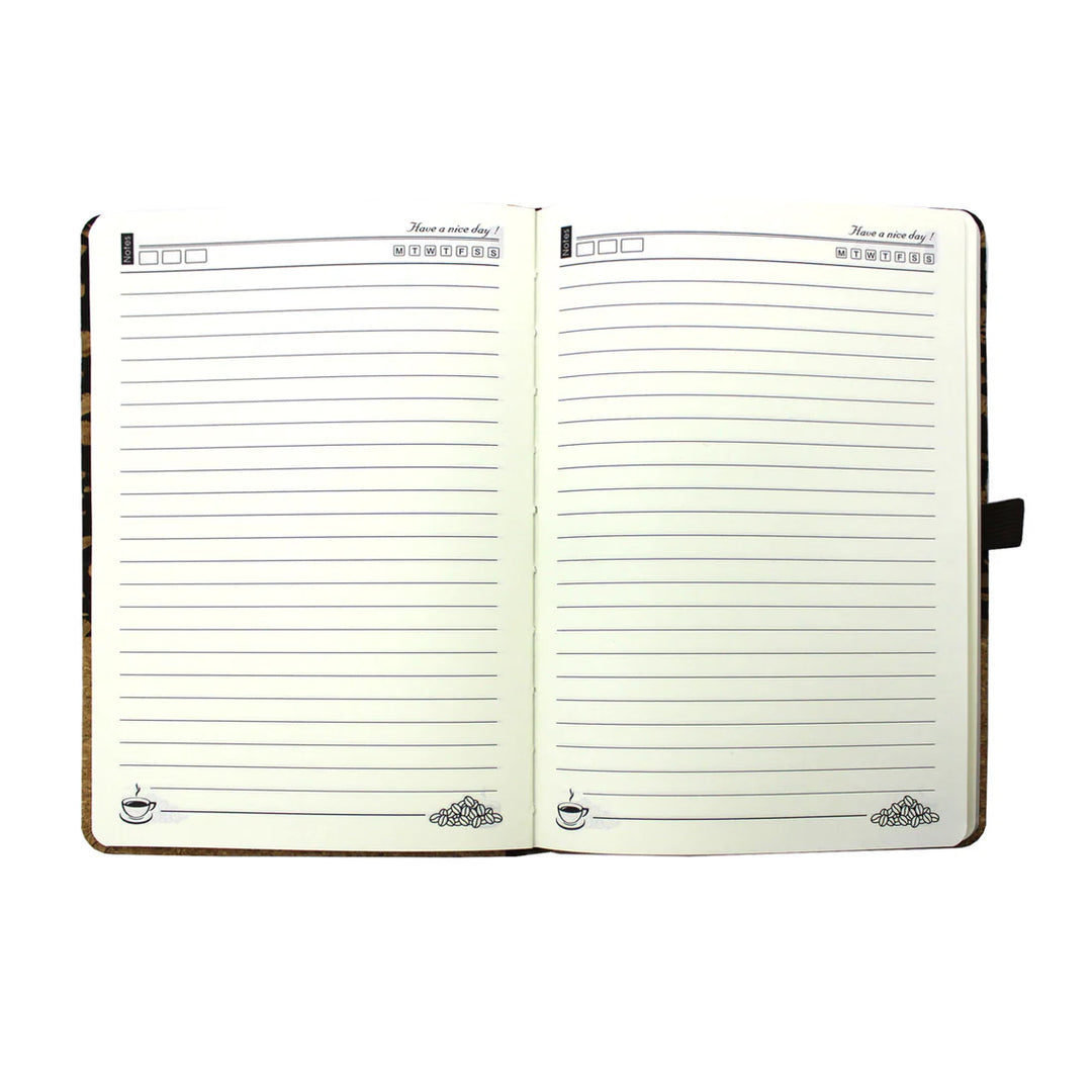 Viva Global Breve Coffee Notebook & Espresso Coffee Pen (Gift Set)