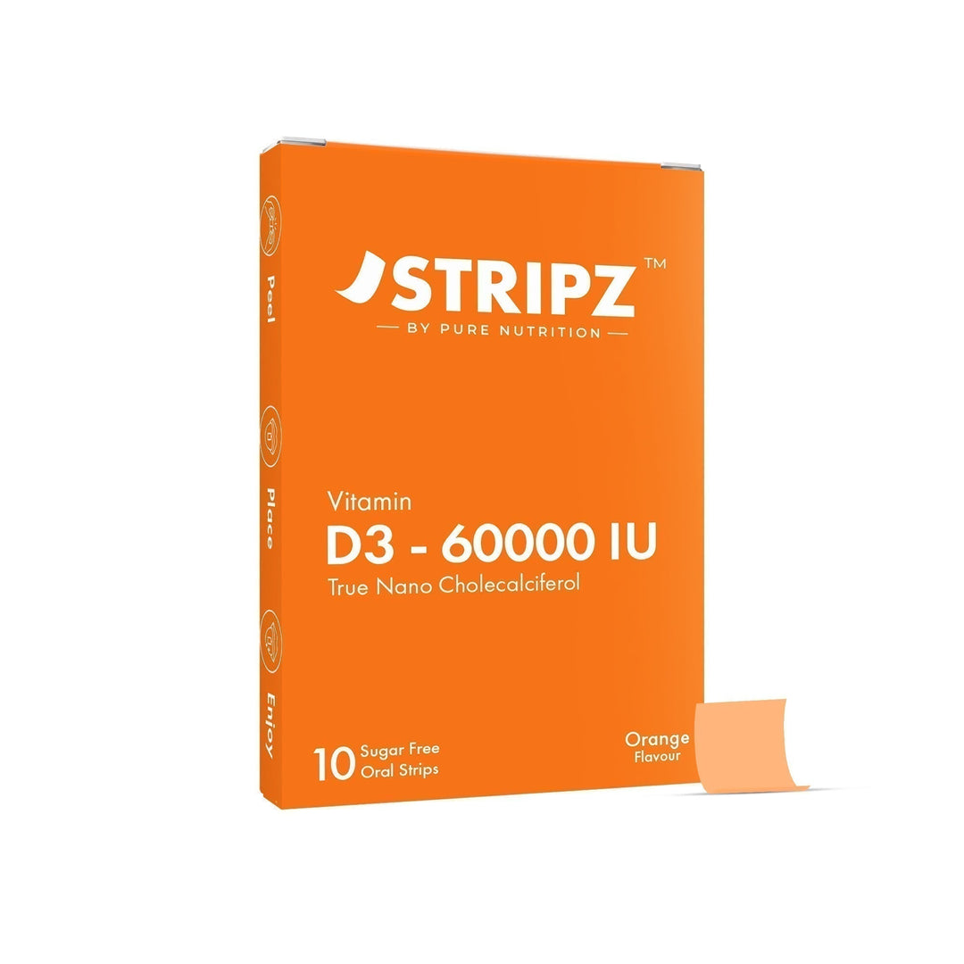 Vitamin D3 60000 IU Oral Strips 10 Sugar-Free Strips