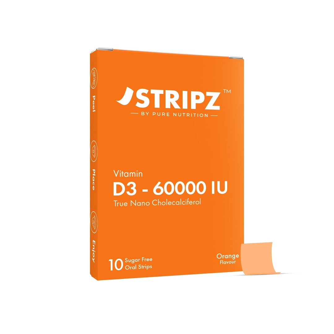 Vitamin D3 60000 IU Oral Strips 10 Sugar-Free Strips