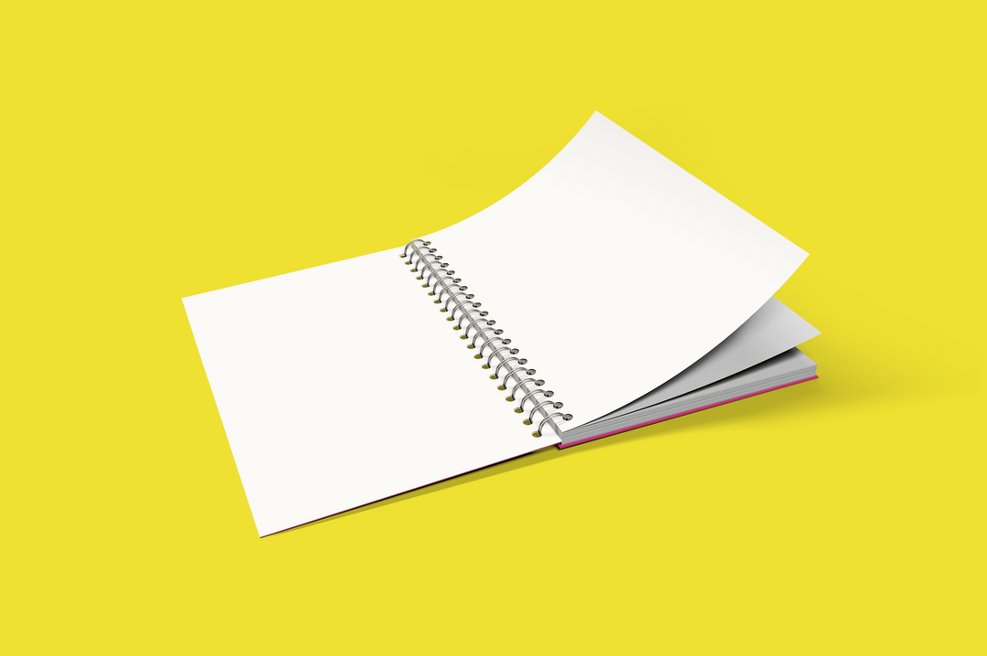 Khamma Ghani Peekaboo Notebook - A5 Size Wiro Spiral Binding