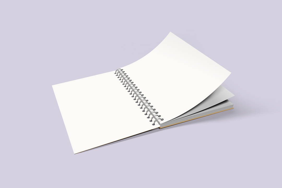 Shapes Peekaboo Notebook - A5 Size Wiro Spiral Binding