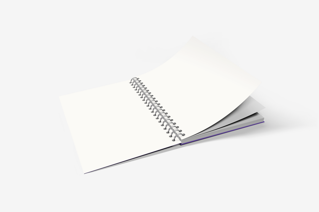 Kumbh Peekaboo Notebook - A5 Size - Wiro Spiral Binding