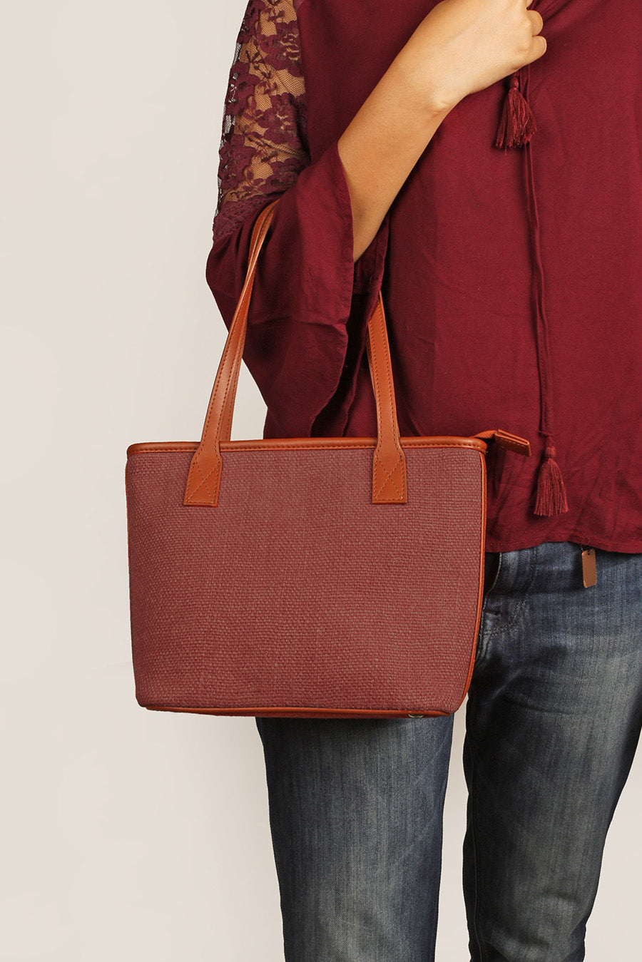 The House of Ganges - Mini Soft Jute Tote Bag