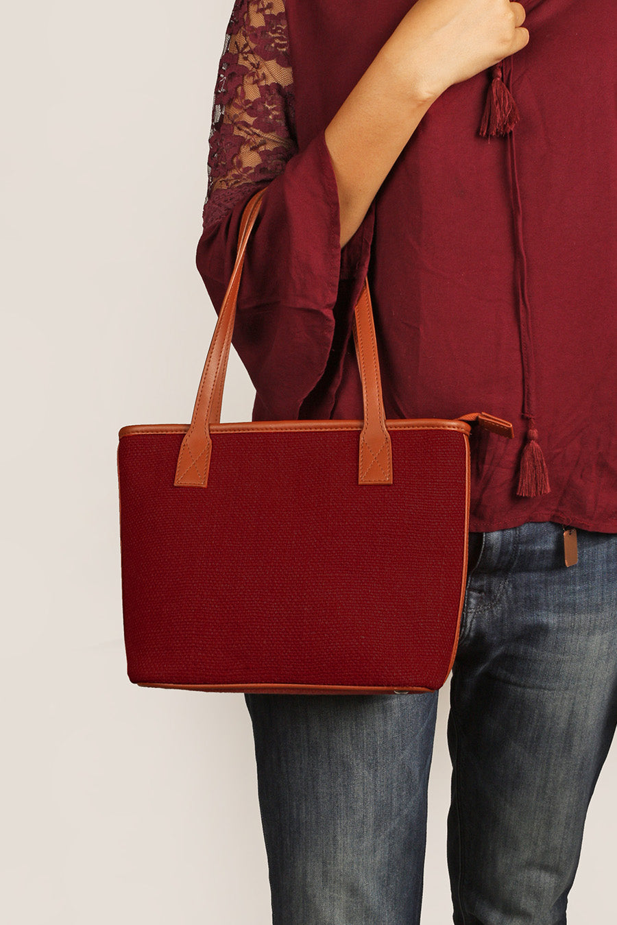 The House of Ganges - Mini Soft Jute Tote Bag