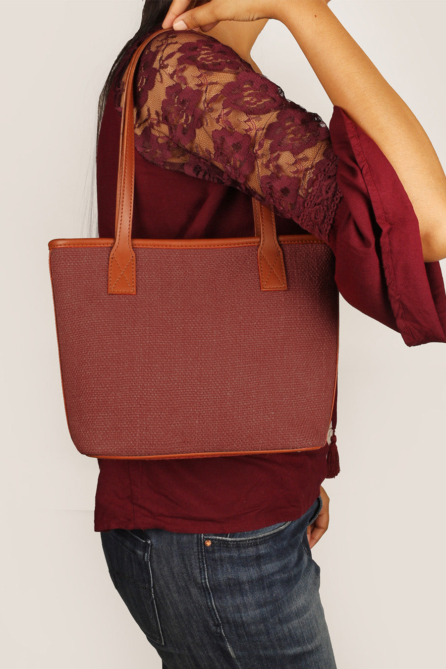 The House of Ganges - Mini Soft Jute Tote Bag