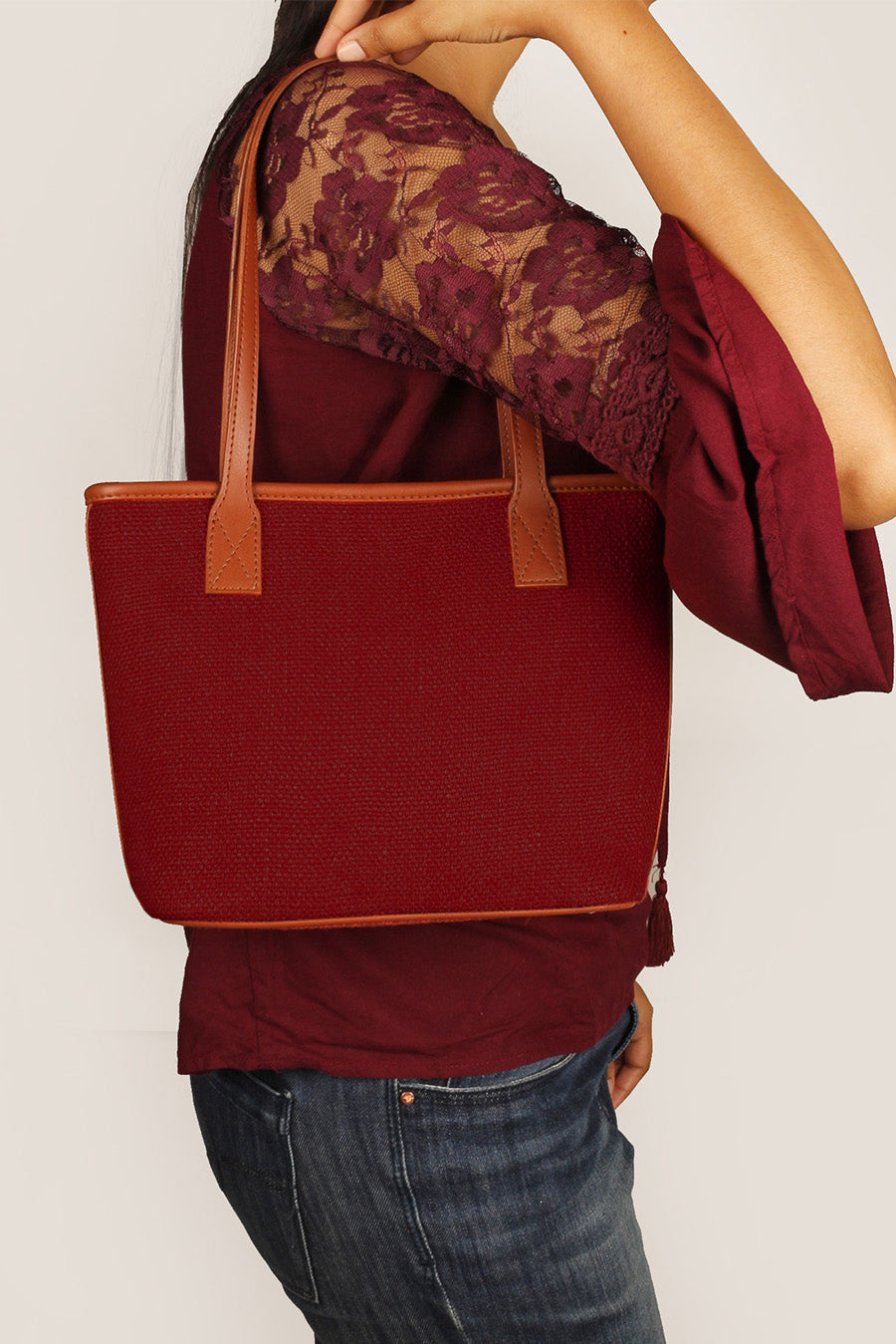 The House of Ganges - Mini Soft Jute Tote Bag