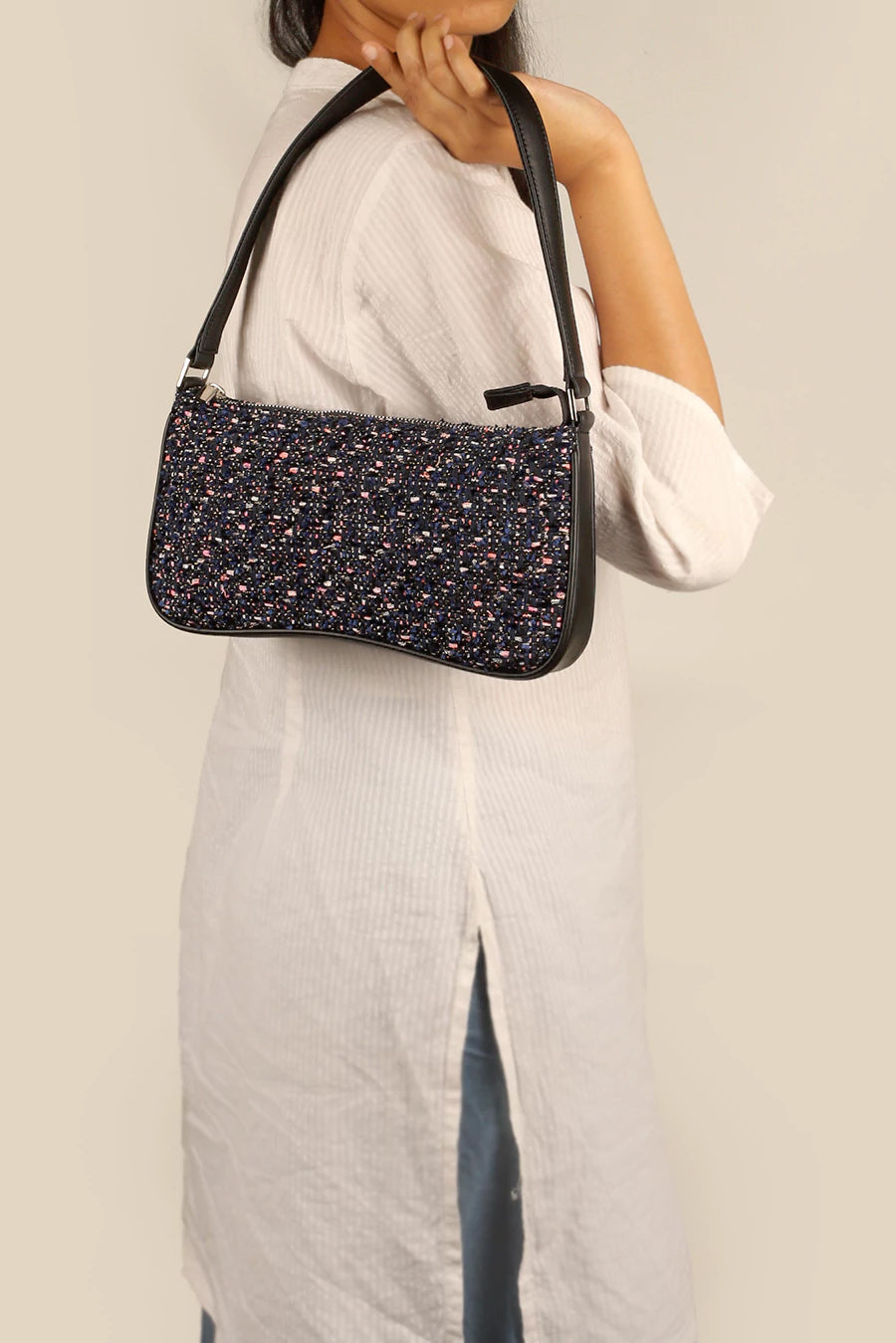 Emily Handloom Shoulder Bag