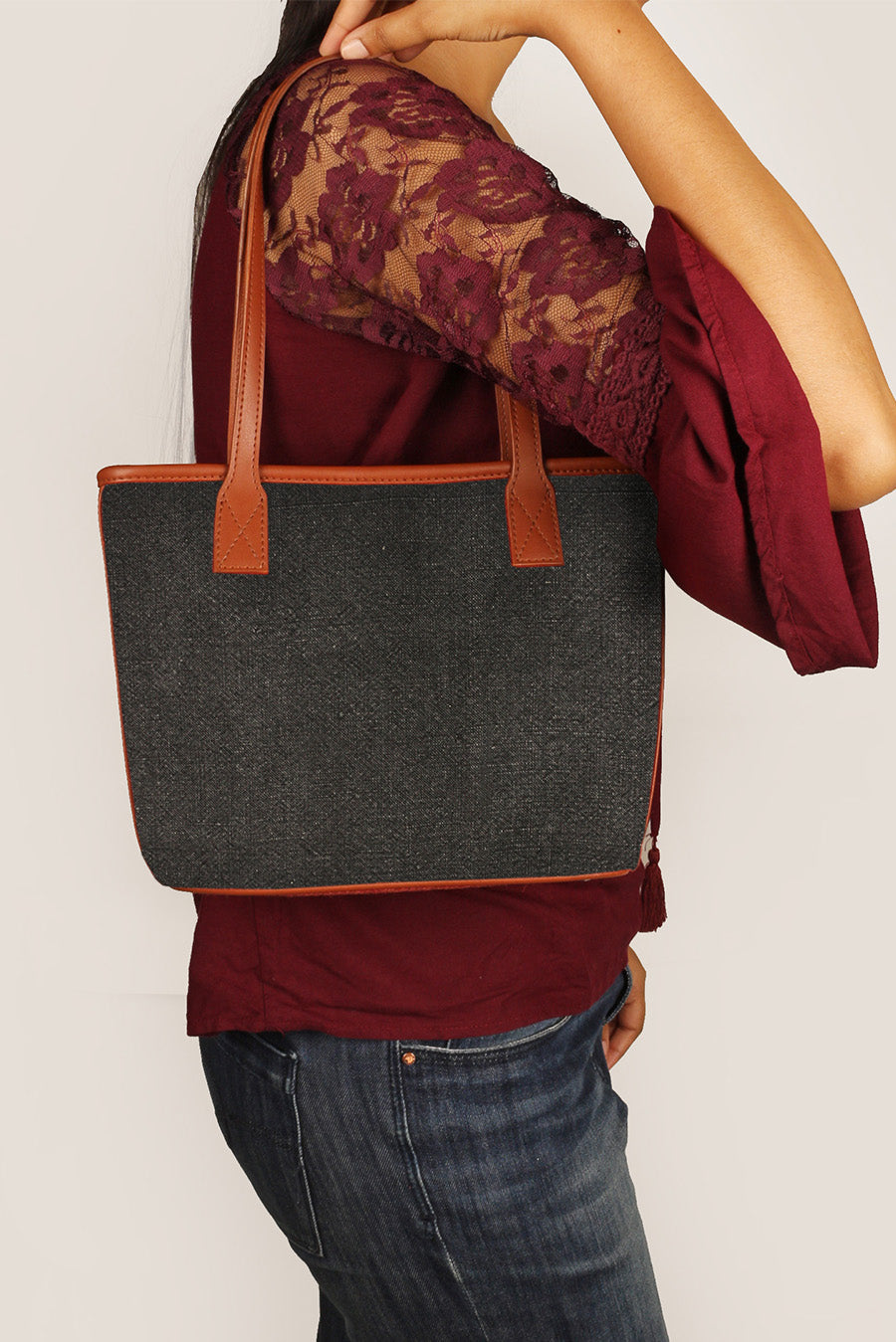 The House of Ganges - Mini Soft Jute Tote Bag