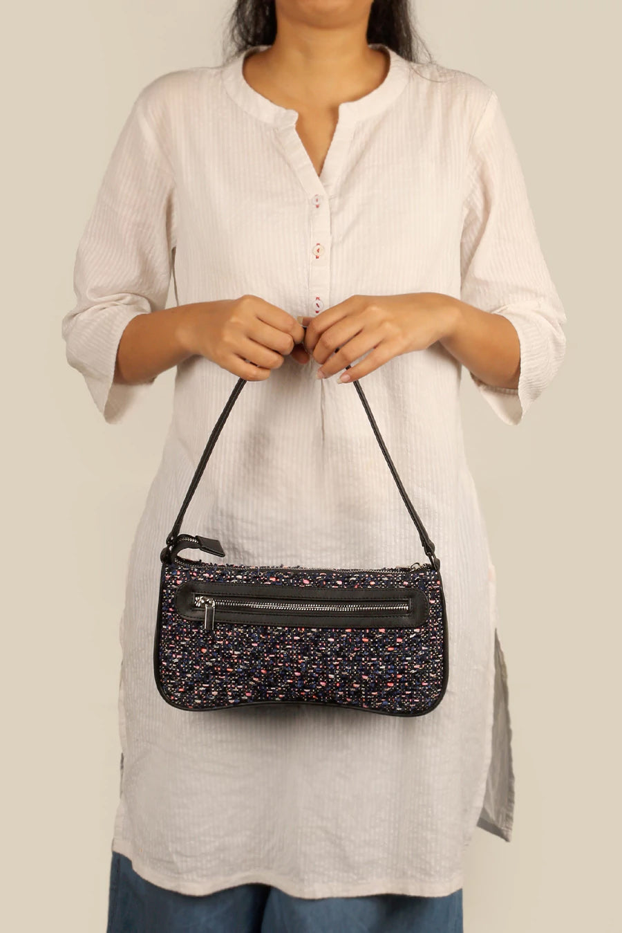 Emily Handloom Shoulder Bag