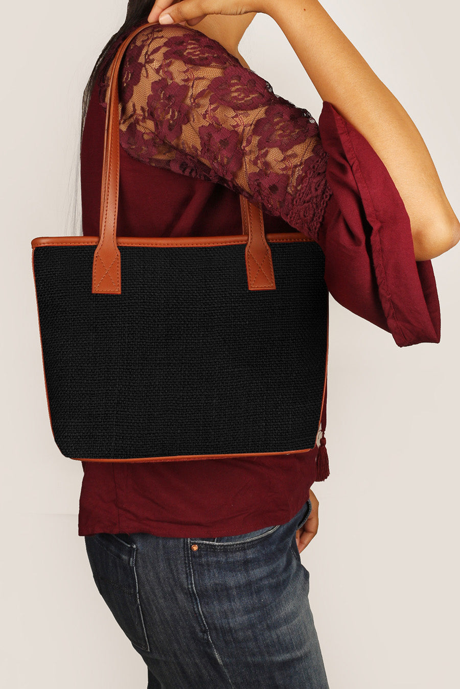 The House of Ganges - Mini Soft Jute Tote Bag