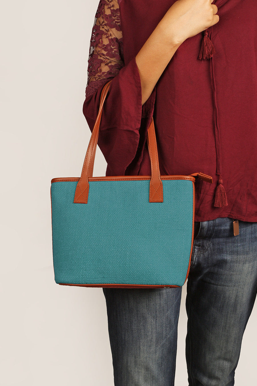 The House of Ganges - Mini Soft Jute Tote Bag