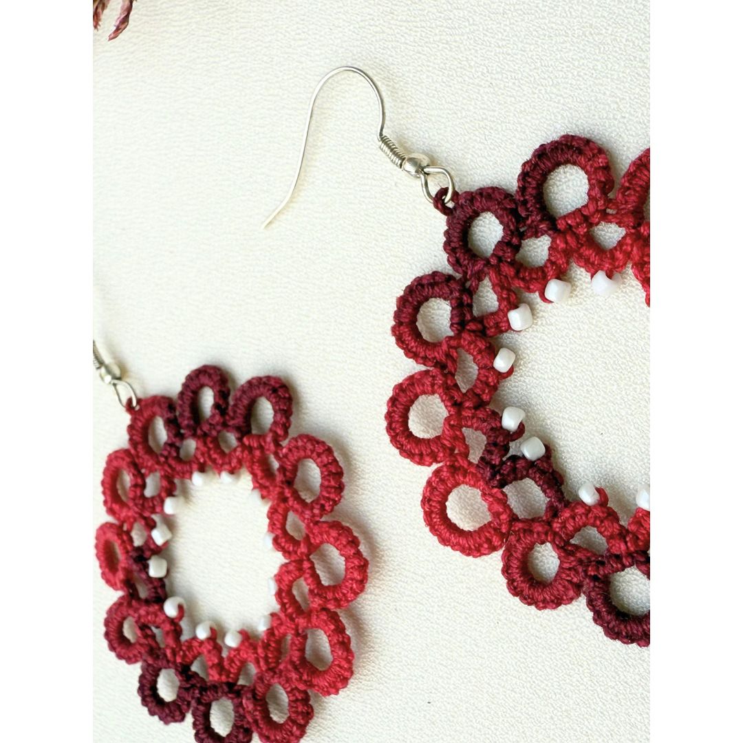 Knots To NodesMoonberry Bloom Earrings
