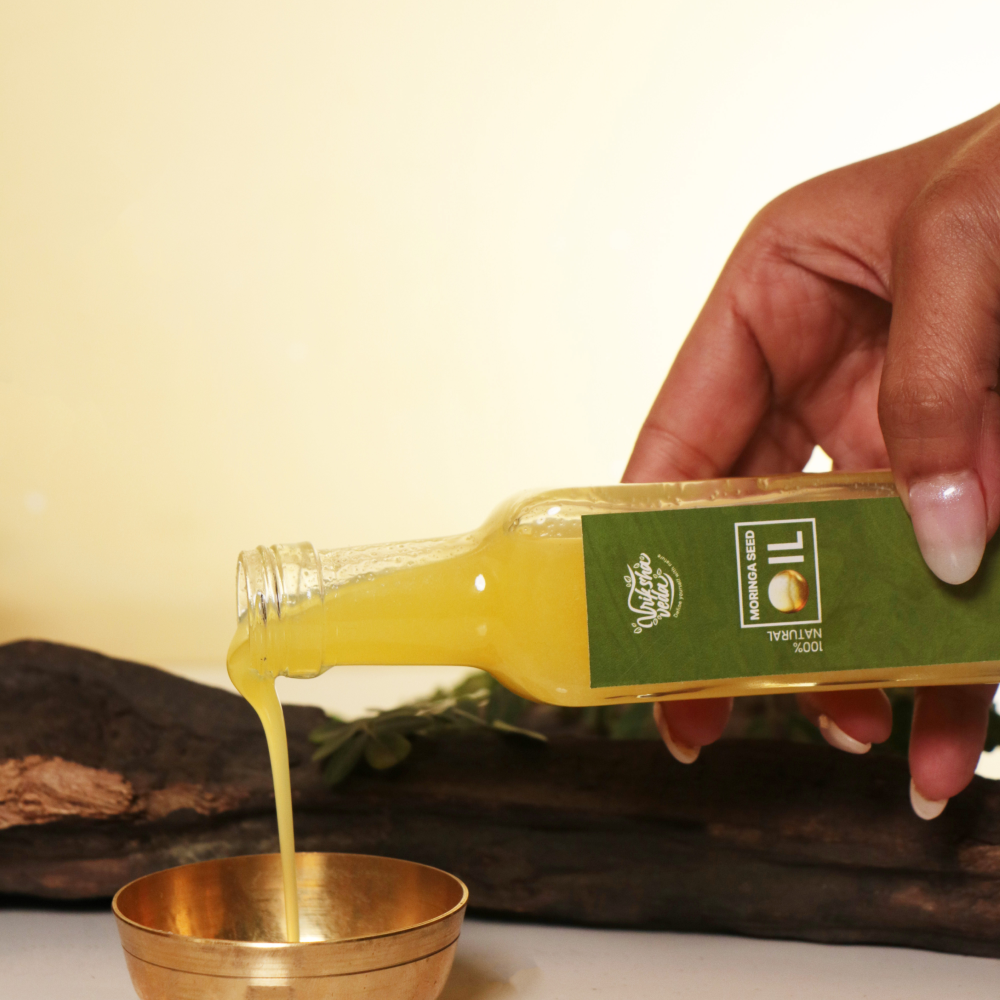 Pure Moringa Seed Oil from Tamil Nadu I Moringa Oil for Skin & Hair I 100 ml