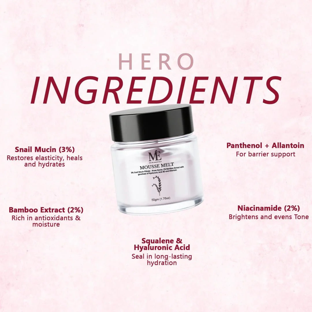 Mousse Melt Moisturizer | Lightweight Hydration & Skin Barrier Care
