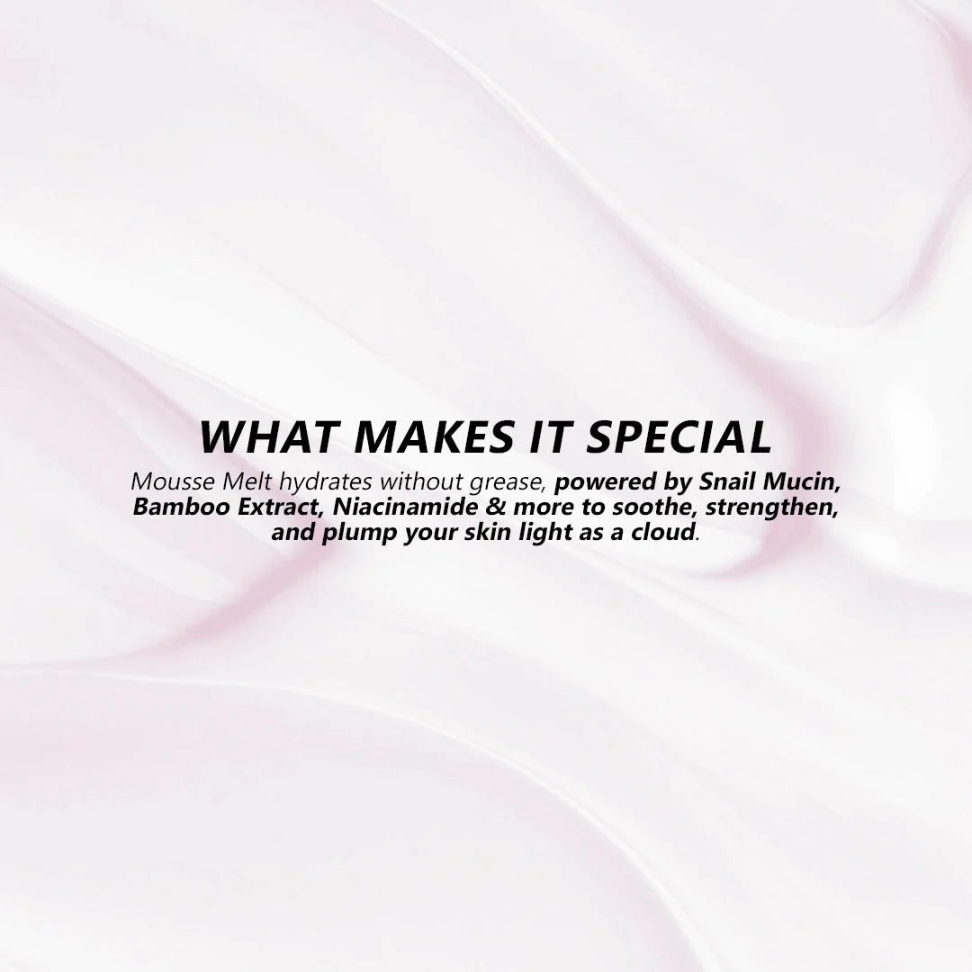 Mousse Melt Moisturizer | Lightweight Hydration & Skin Barrier Care